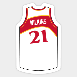 Dominique Wilkins Atlanta Jersey Qiangy Sticker